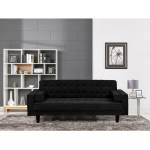 AVANZO SOFA BLACK SCAVO2S3L10-EBY