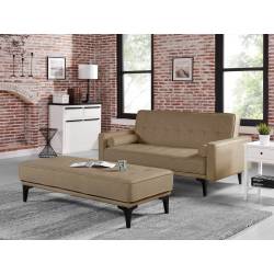 MELAINA SOFA MEDIUM-BROWN RA-MLASP3U5060