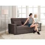AUGUSTINE FULL LOVESEAT LIGHT BROWN  SA-AGSPFS2U5-CY