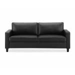 GLENMONT BLACK LEATHEER SOFA GLM-KS3U5-JV-TA