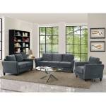 WESTIN CURVED ARM DARK GREY SOFA 3 PC SET CCWENKSM26CFVA-Gr