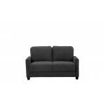 SINCLAIR WOOD LEGS BLACK LOVESEAT LK-SCRS2XM3001W