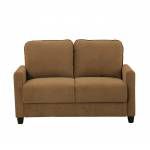 SINCLAIR WOOD LEGS TAUPE LOVESEAT LK-SCRS2XM3001W
