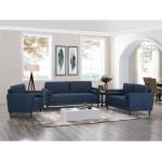 LANGFORD NAVY SOFA 3 PC SETLK-LGFSPGU3073NV-Gr