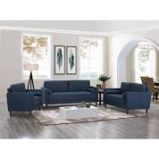 LANGFORD NAVY SOFA 3 PC SETLK-LGFSPGU3073NV-Gr