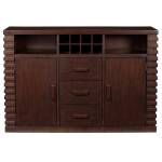 6084 Alpine Furniture 6084-06 Trulinea Sideboard Dark Espresso Finish