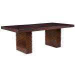 6084 Alpine Furniture 6084-01 Trulinea 66" Extension Dining Table Dark Espresso Finish