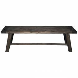 1468 Alpine Furniture 1468-24 Newberry Bench Salvaged Grey