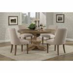 2668 Alpine Furniture 2668-25 Kensington 5PC SETS Dining Table + 4 Chairs