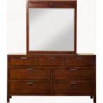 JR Alpine Furniture JR-06 Carmel Mirror Cappuccino Finish