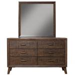 5074 Alpine Furniture 5074-06 Alcott Mirror Tobacco Finish