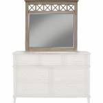1055 Alpine Furniture 1055-06 Potter Mirror French Truffle Finish