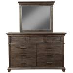 1468 Newberry Mirror in Salvaged Grey Finish