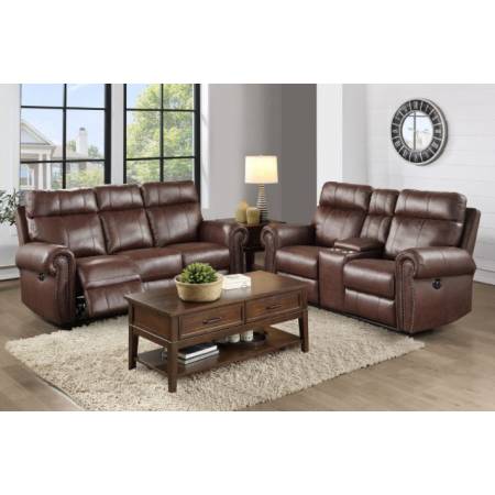 9488BR*2PW 2pc Set: Sofa, Love (Power)