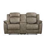 9479SDB-2 Double Reclining Love Seat with Center Console