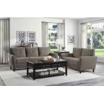 9348BRW*2 2PC SETS Sofa + Love Seat