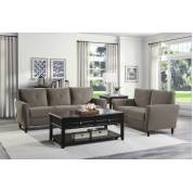 9348BRW*2 2PC SETS Sofa + Love Seat