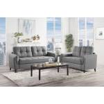 9340GY*2 2PC SETS Sofa + Love Seat