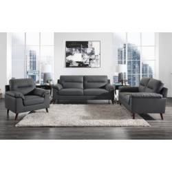 9334GY*3 3PC SETS Sofa + Love Seat + Chair