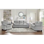 9328GY*3 3PC SETS Sofa + Love Seat + Chair