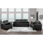 9309BK*3 3PC SETS Sofa + Love Seat + Chair
