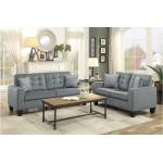 9957GY*2 2PC SETS Sofa + Love Seat