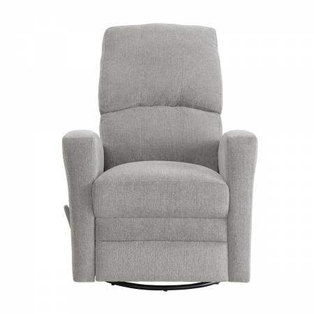 9480GRY-1 Swivel Glider Reclining Chair