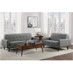 9433GY*2 2PC SETS Sofa + Love Seat