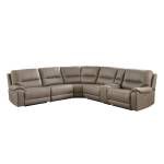 9429TP*6LRRRPWH 6-Piece Modular Power Reclining Sectional with Power Headrest