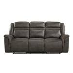 9426-3 Double Reclining Sofa with Drop-Down Cup Holders