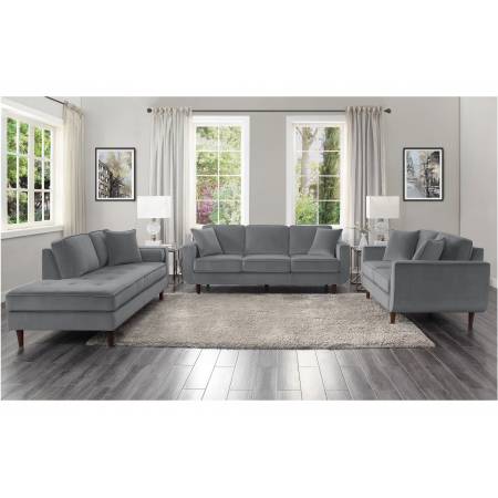 9329GY*3 3PC SETS Sofa + Love Seat + Chaise