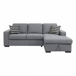 9313GY*22LRC 2-Piece Sectional with Hidden Storage