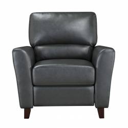 9304GRY-1 Push Back Reclining Chair