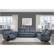 9301BUE*3 3PC SETS Sofa + Love Seat + Reclining Chair