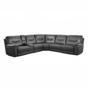 8490GRY*6LRRR 6-Piece Modular Reclining Sectional