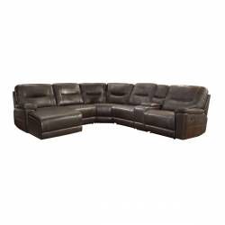 8490*6LCRR 6-Piece Modular Reclining Sectional with Left Chaise