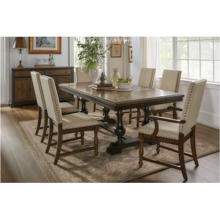 5703-104*7 7PC SETS Dining Table + 4 Side Chairs + 2 Arm Chairs