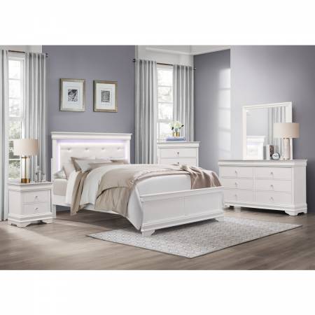 1556W-1*4 4PC SETS Queen Bed