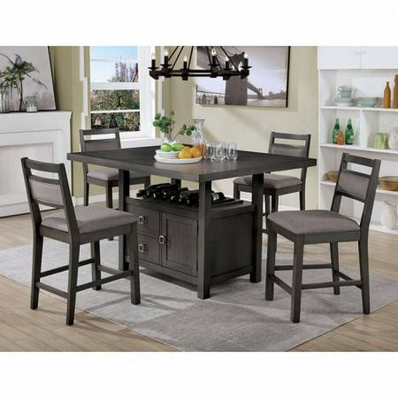 CM3794PT-5PC 5PC SETS VICKY COUNTER HT. TABLE + 4 Counter Ht. Chairs