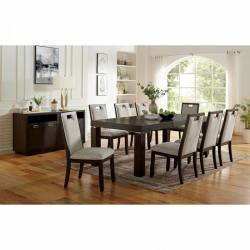 CM3784T-9PC 9PC SETS CATERINA DINING TABLE + 8 Side Chairs
