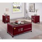 CM4789RD-3PK DICARGO COFFEE TABLE + 2 END TABLE