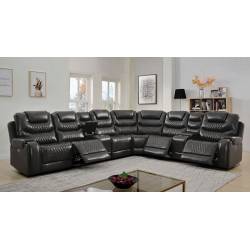 CM6895GY+AC MARIAH POWER SECTIONAL W/ RECLINER