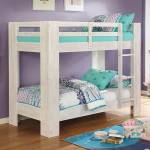 FOA-BK972WH SUZIE TWIN/TWIN BUNK BED
