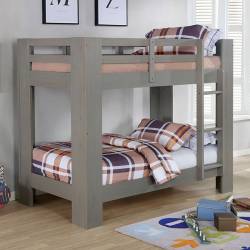 FOA-BK972GY SUZIE TWIN/TWIN BUNK BED