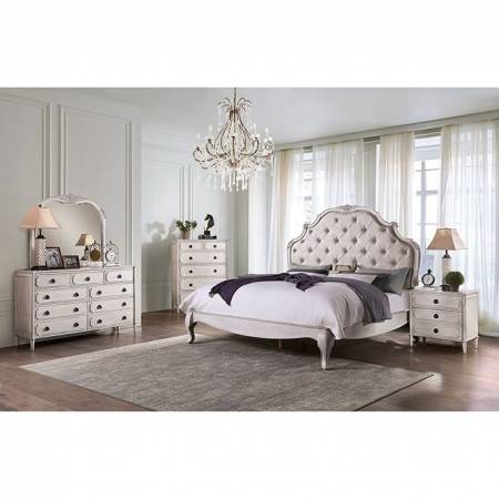 FOA7929CK-4PC 4PC SETS ESTHER Cal.King Bed