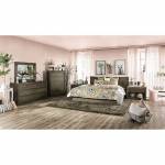 FOA7490CK-4PC 4PC SETS BRIDGEWATER Cal.King Bed