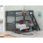405052GRY TWIN/FULL BUNK BED