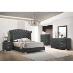 223381KE-S4 4PC SETS E. KING BED + NIGHTSTAND + DRESSER + MIRROR