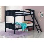 405053BLU TWIN/TWIN BUNK BED