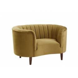 Millephri Chair, Olive Yellow Velvet - LV00165
